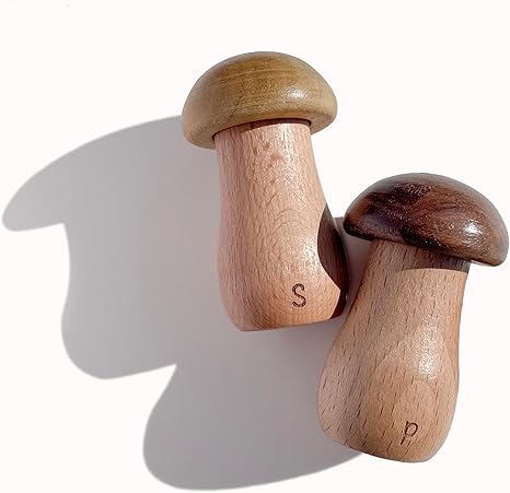 The Loquat Tree Mushroom Salt and Pepper Shaker