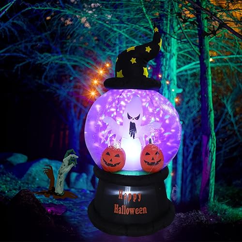 Miniatura 7 de Vipush Letrero inflable de Navidad de 4 pies con luces LED para decoración de Navidad, interiores y exteriores, patio, césped, vacaciones, jardín