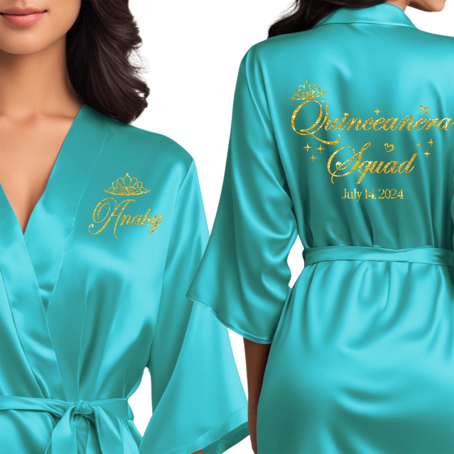 Mis Quince Anos Robe for Quinceanera (Personalized) - BluChi
