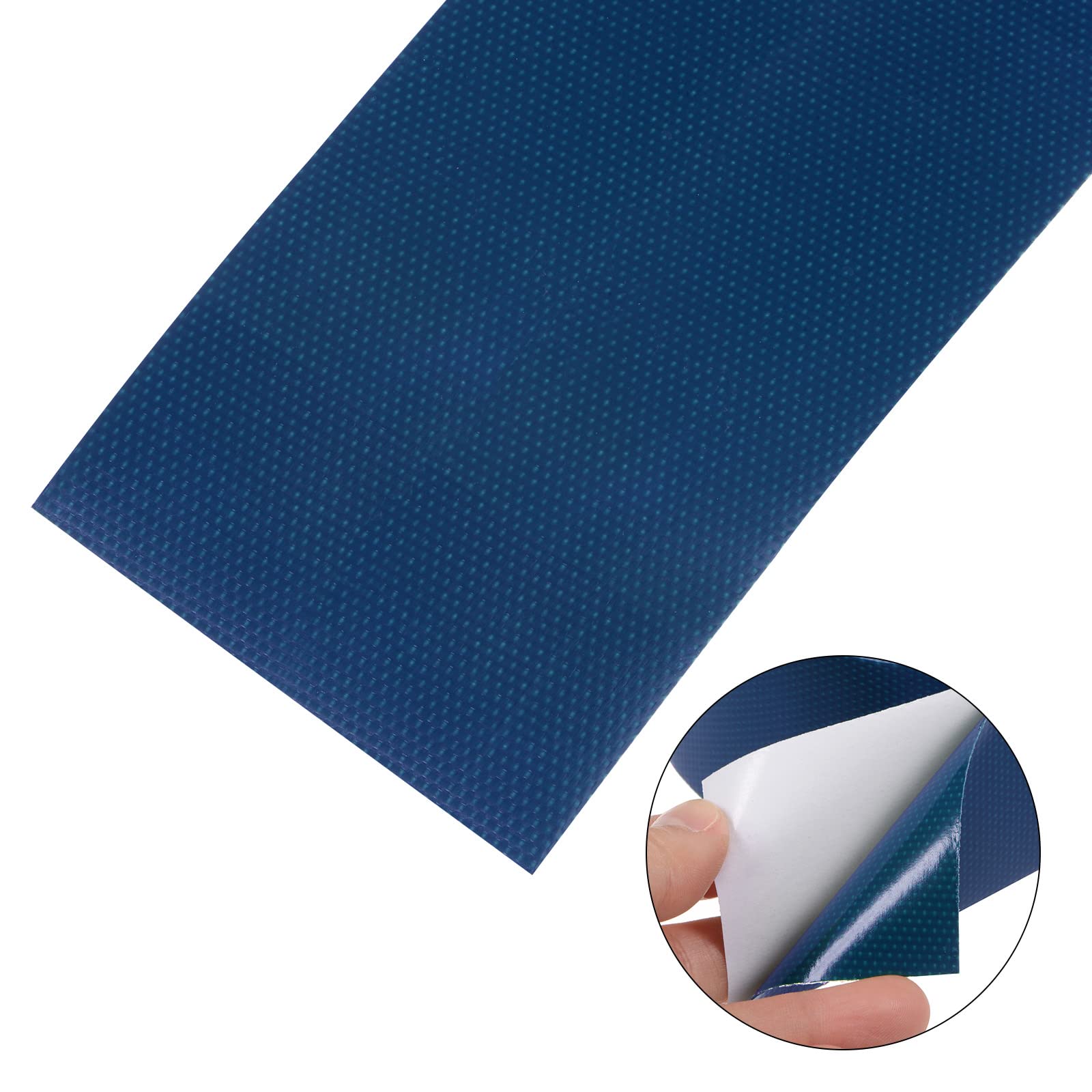 KeuLen Klebeband, Planen-Reparaturband, Zelt-Reparaturband, 3 Stück, 3,15 Zoll x 6,6 Fuß, universelles wasserdichtes Markisentuch-Reparaturband for Bastelarbeiten, Heimwerker, Outdoor-Zelt, blau