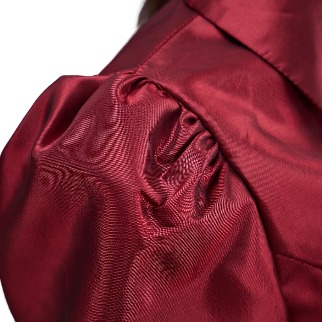 CosplayDiy Victorian Red Dress for Women Civil War Ball Gown Edwardian Dress Historical Costume