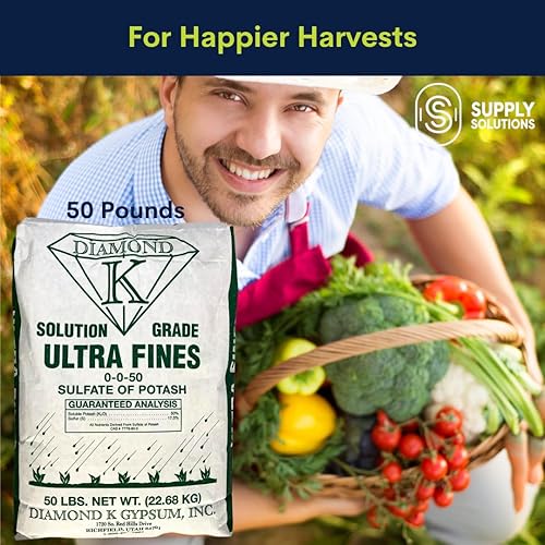 Miniatura 4 de Sulfato de potasa 0-0-50 Fertilizante para plantas, fertilizante de potasio para plantas de interior, alimentos, exteriores, flores, jardines,