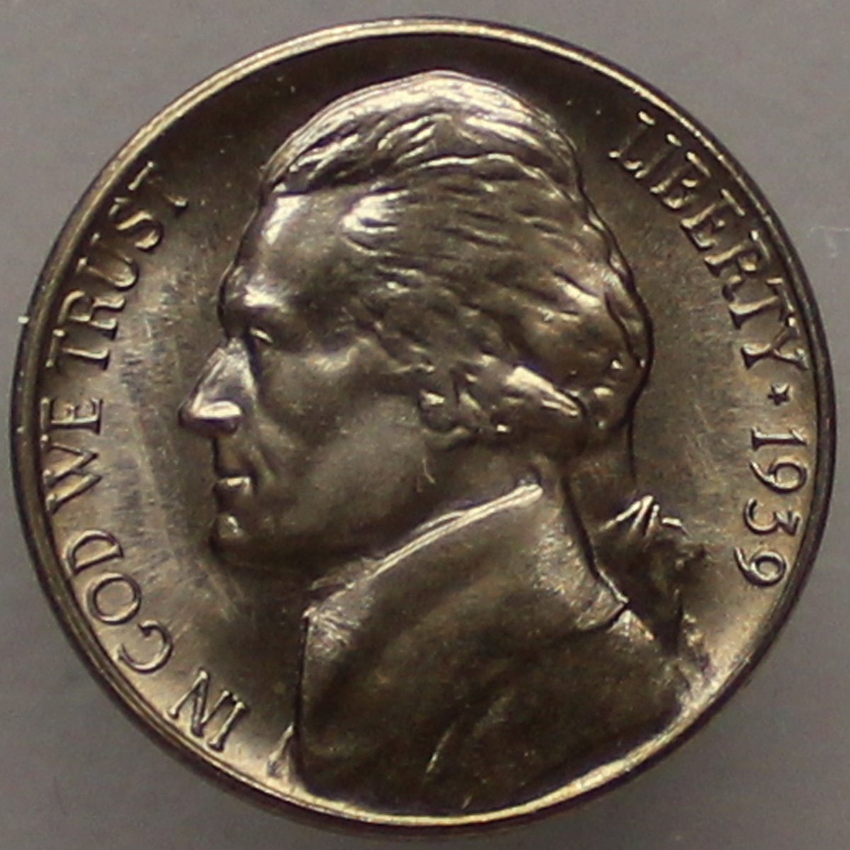 1939 -S Jefferson Nickel (wavy steps V1) - Choice/Gem BU US Coin