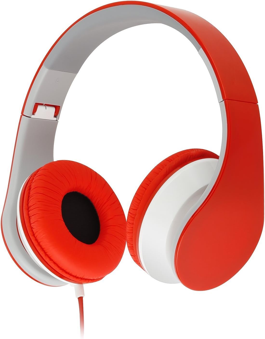 ECOOPRO 3.5mm Over Ear Stereo Headphones Headset Earphones with in-line Microphone and Control for Kids and Adults Compatible with iPhone, iPad, Android Smartphones, Tablets, Laptops, PC, MP3