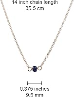 Vista 133 de Gargantilla de piedra natal – Regalo de cumpleaños, regalo para niña, mujer, amiga, hija, esposa, mamá, ella, joyas de piedras preciosas para uso