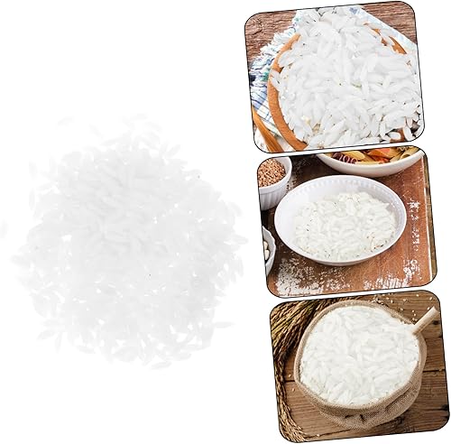 Miniatura 9 de ARTIBETTER 3 paquetes de arroz simulado decoración de accesorios de fotos para cabina de exhibición de decoración fotografía G Props figura de tiro,