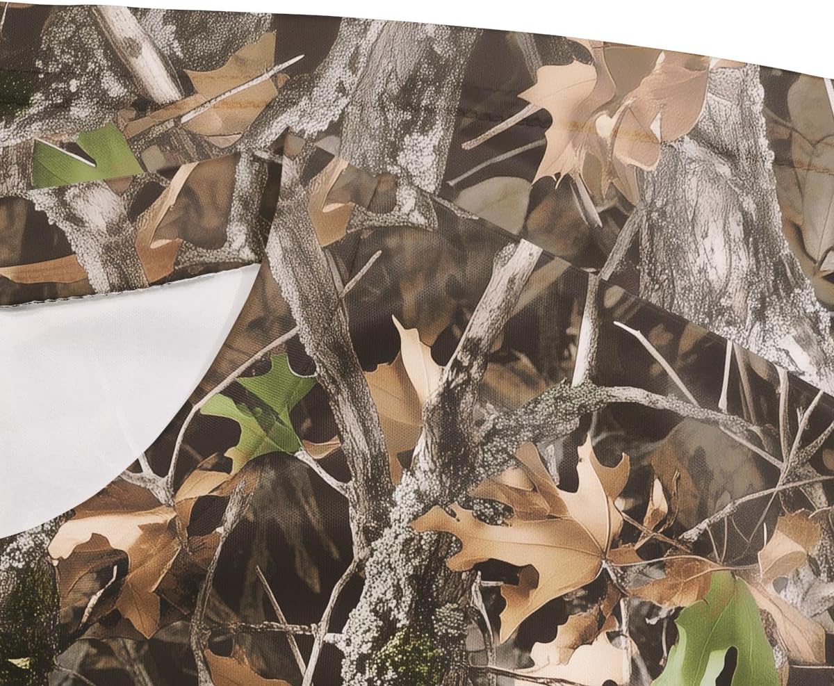 Men's Camo T Shirt Hunting Shirts Short Sleeve Fishing Camouflage Shirt - Image 5