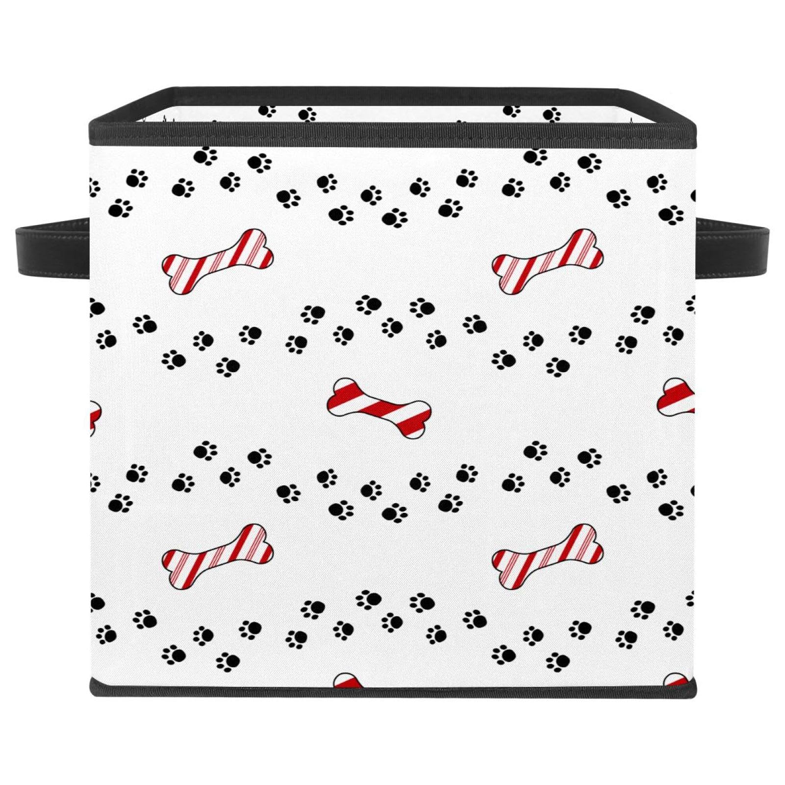 Bac de rangement en tissu haut de gamme à motif festif pour dressing