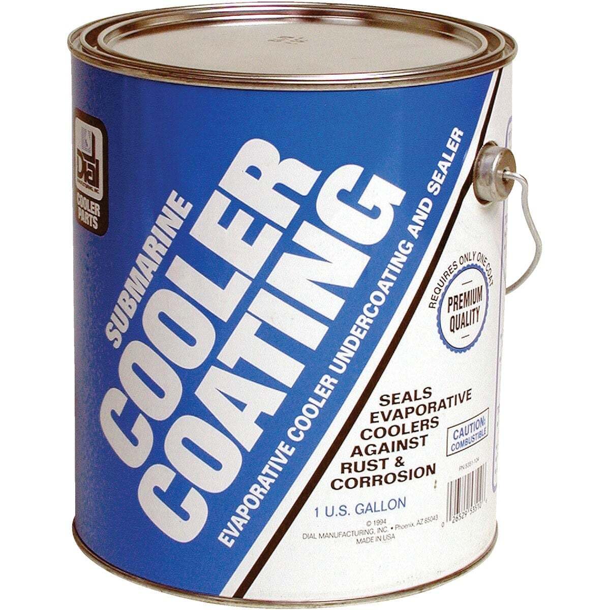 DIAL GAL Cooler Coating - Heavy Bodied Asphaltic Sealant For Cooler Bottom Protection (1 Gallon)