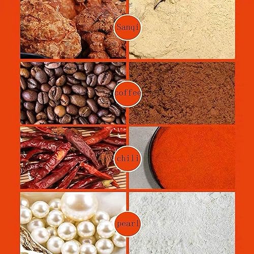 Miniatura 4 de Molinillo de café de elaboración totalmente automático Productos 100G Molino de grano de acero inoxidable Molino de grano de 30 segundos Molinillo