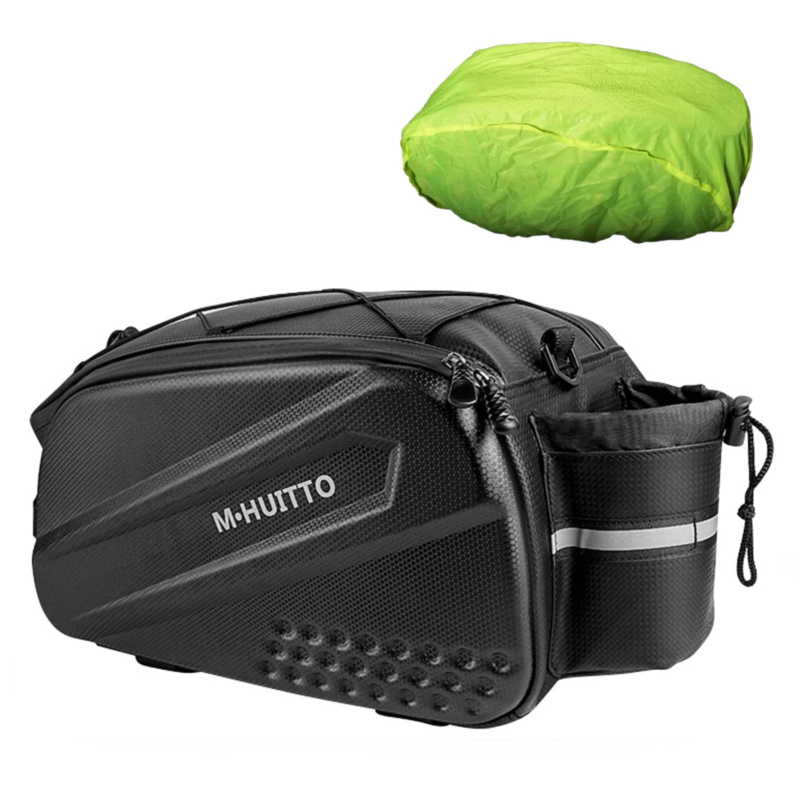 Borsa Portapacchi Bici,14 Litri Borse Portaoggetti,Borsa Bici Posteriore Portapacchi Impermeabile,Borsa portapacchi per Bicicletta,per Guida All'aperto o Notturna