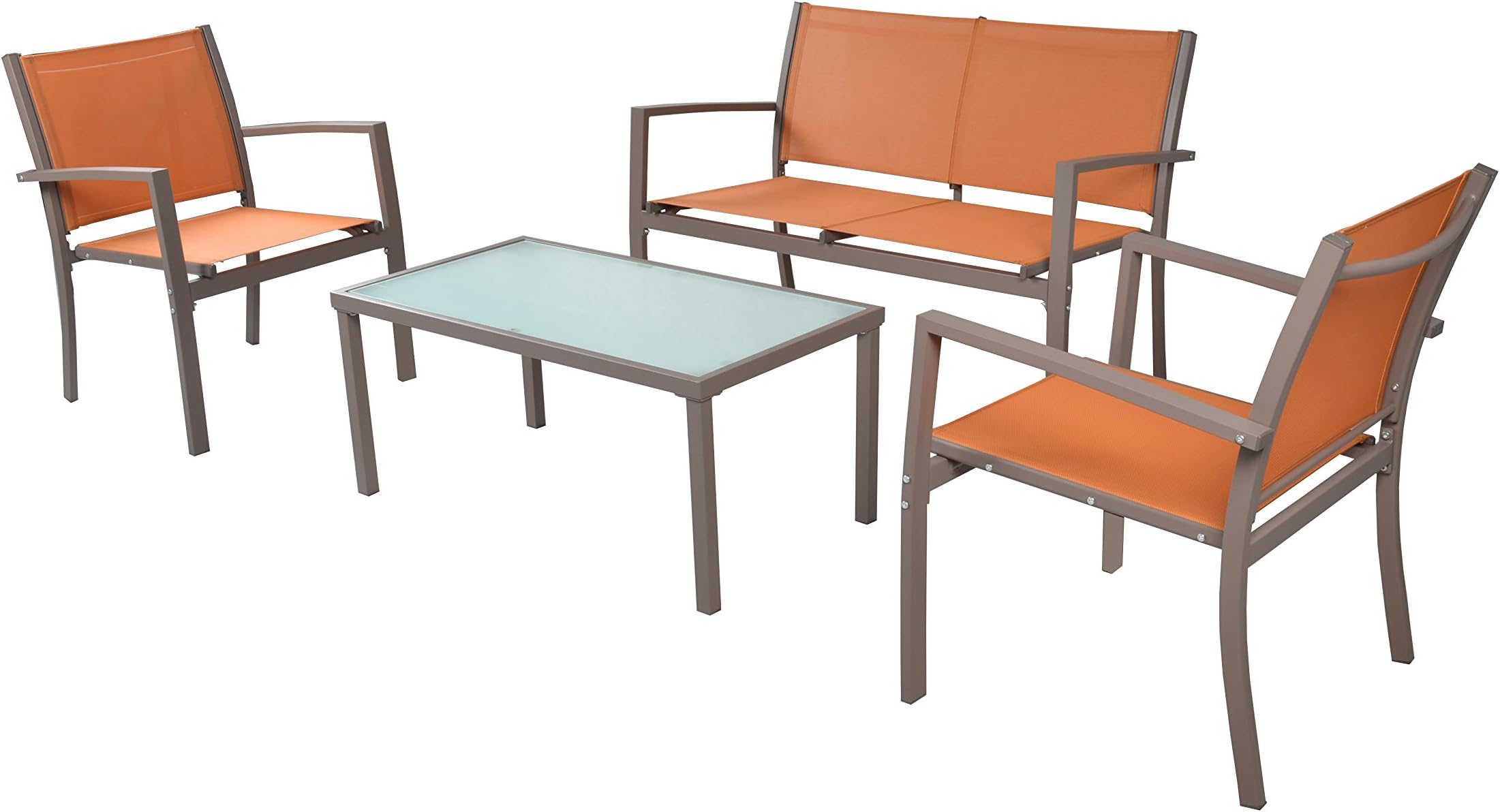 TraXion 4-210 Outdoor Patio Furniture Set - Sunset
