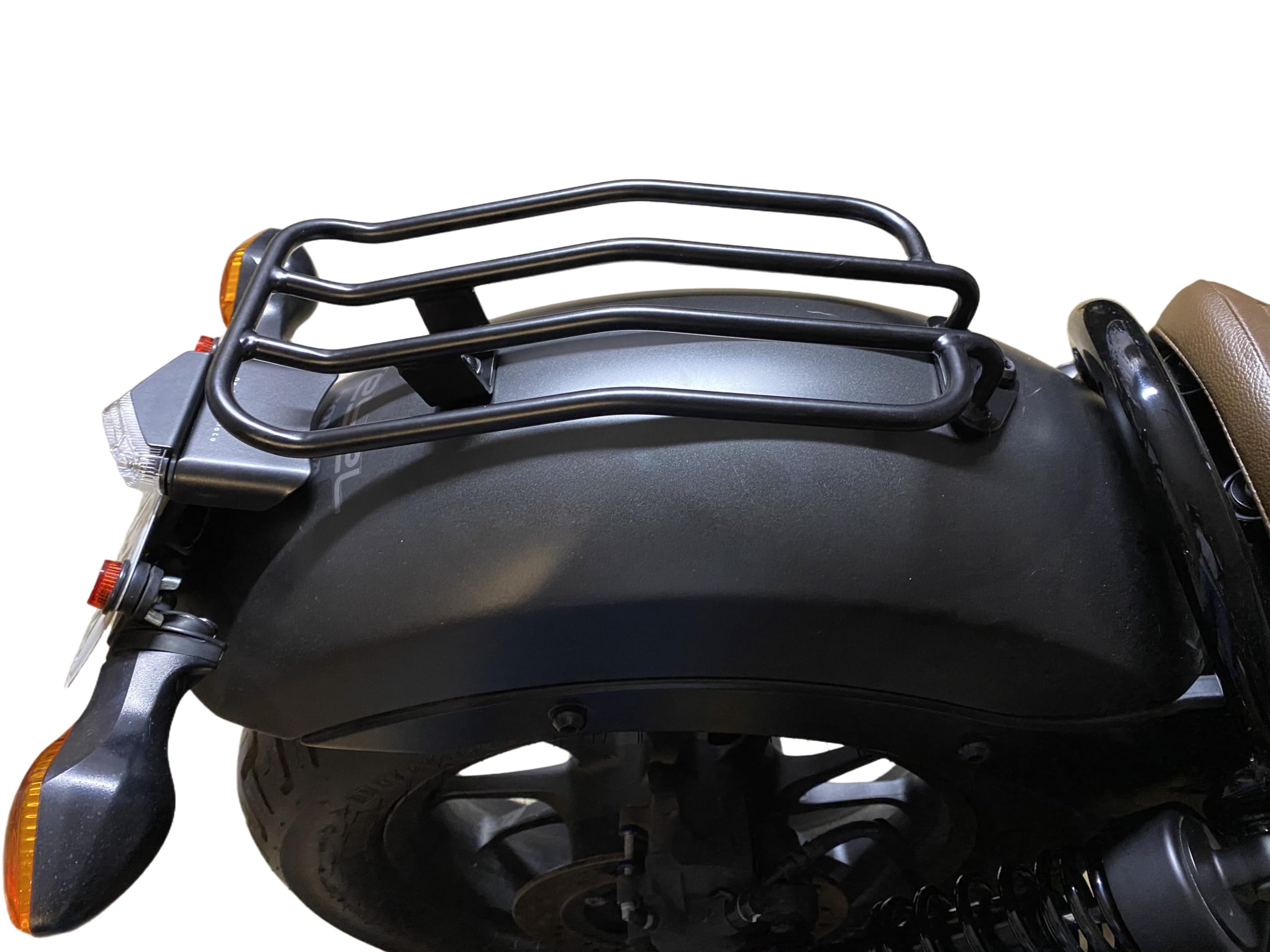 Black Motorcycle Rear Fender Rack Solo Seat Luggage Rack Luggage Shelf for Ho-nda Rebel CMX300 CMX500 CMX 300 CMX 500 Accessories 2017 2018 2019 2020 2021 2022