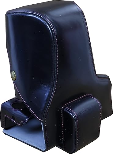 Miniatura 9 de BolinUS - Funda de piel sintética hecha a mano para cámara de Fujifilm Fuji X-T5 XT5 con lente de 0.630-3.150 in versión de apertura inferior +