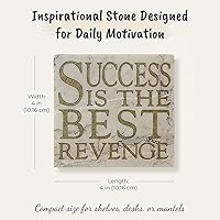 Vista 4 de Blue Sky Ceramics El éxito es el mejor azulejo de piedra de venganza, 4 "x 4