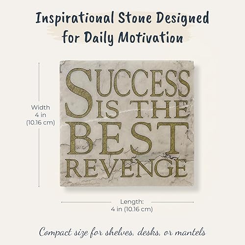 Miniatura 4 de Blue Sky Ceramics El éxito es el mejor azulejo de piedra de venganza, 4 "x 4