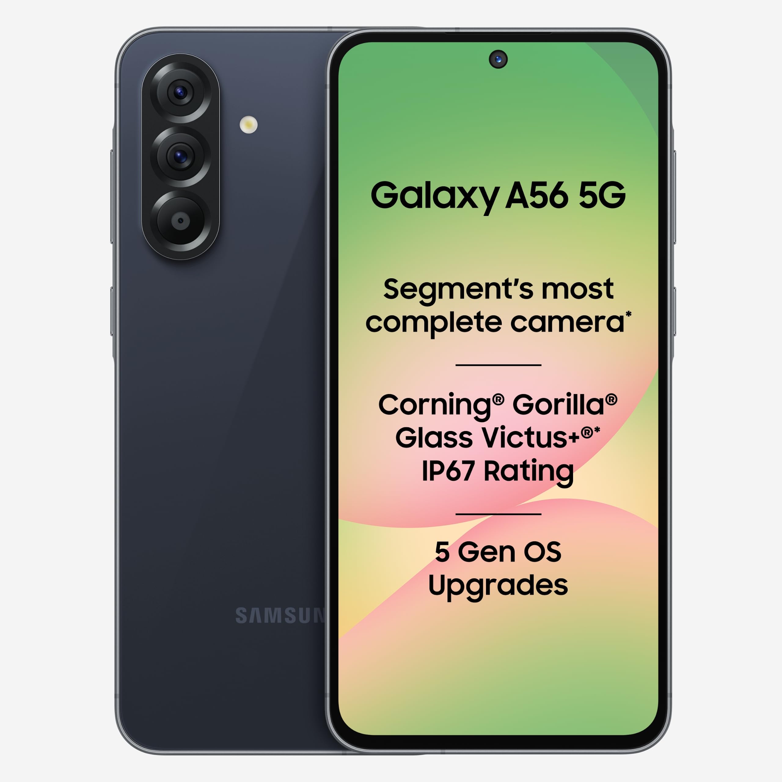 Samsung Galaxy A56 5G (Awesome Midnight Blue, 8GB, 256GB) | Segment Most Complete Triple Camera | AI Editing | 4nm Processor | sAMOLED Display| Gorilla Glass Victus+| 5 Gen OS Upgrades-image-39