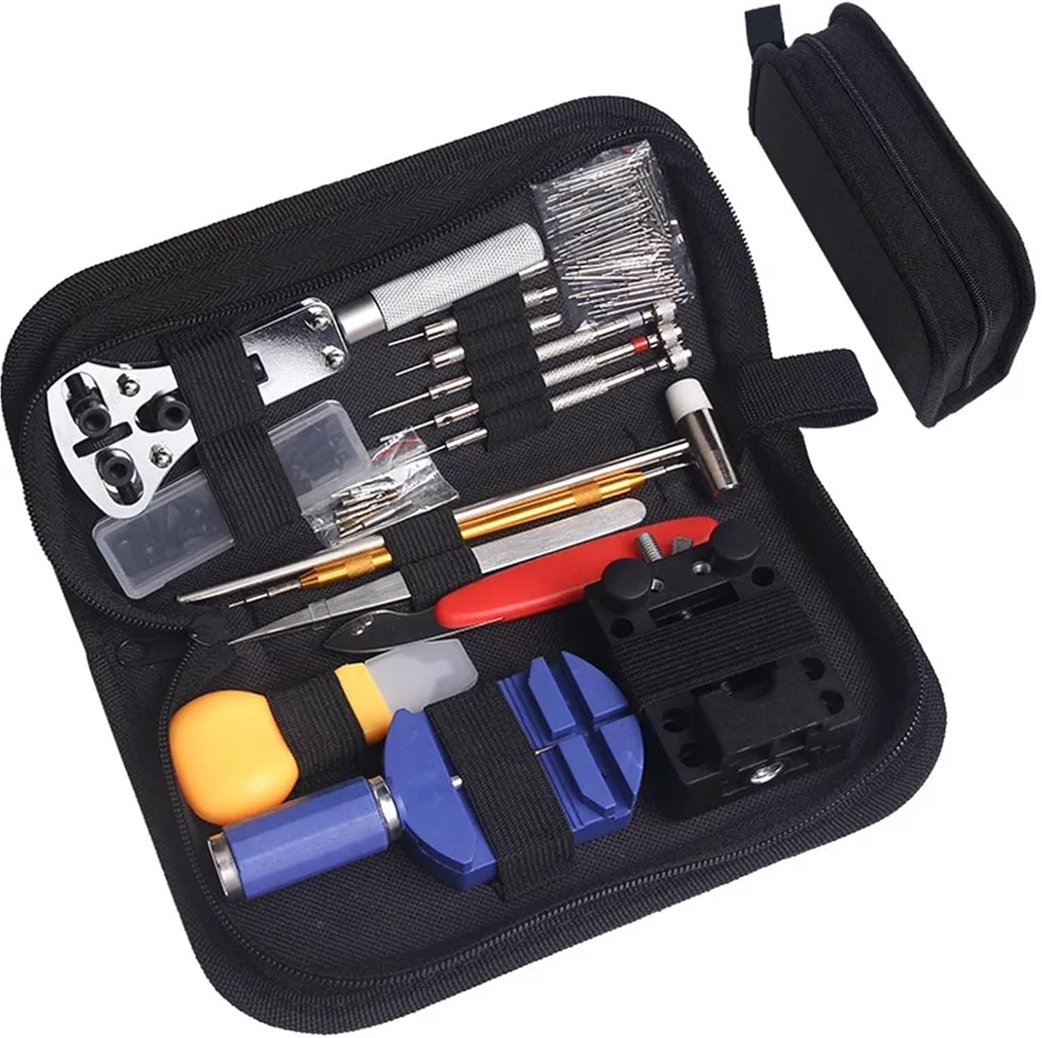 Watch Repair Kits 147pcs Watch Repair Tool Kit Watchmaker Link Pin Remover Case Opener Spring Bar Horlogemaker Clock Repair Set for Watch Repair