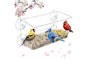 Nature Gear Window Bird Feeder with Strong Suction Cups