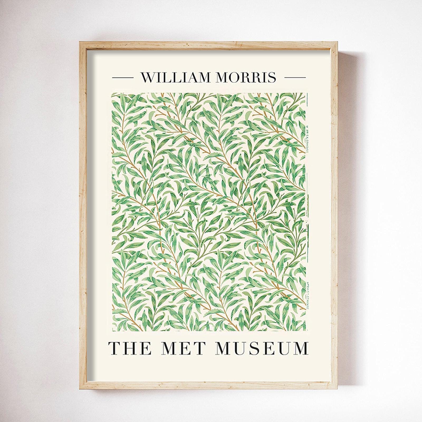 William Morris Stampa su Tela Blue Marigold Exhibition Poster London Underground Art Nouveau Pittura Wall Decor15.7"x 23.6"(40x60cm) x6 Senza cornice