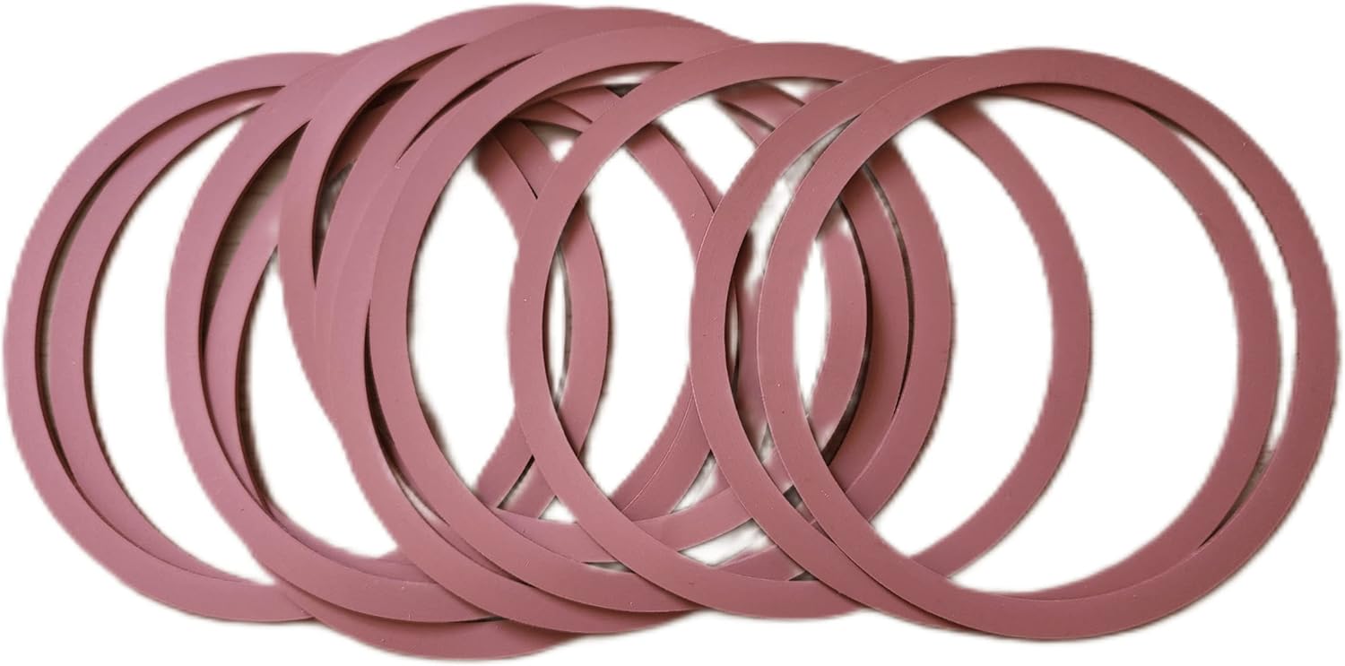 Tattler Canning Lids 100 Replacement Rubber Rings WIDE Mouth (RINGS ONLY - NO LIDS) ~ Bulk Package - MADE IN THE USA!