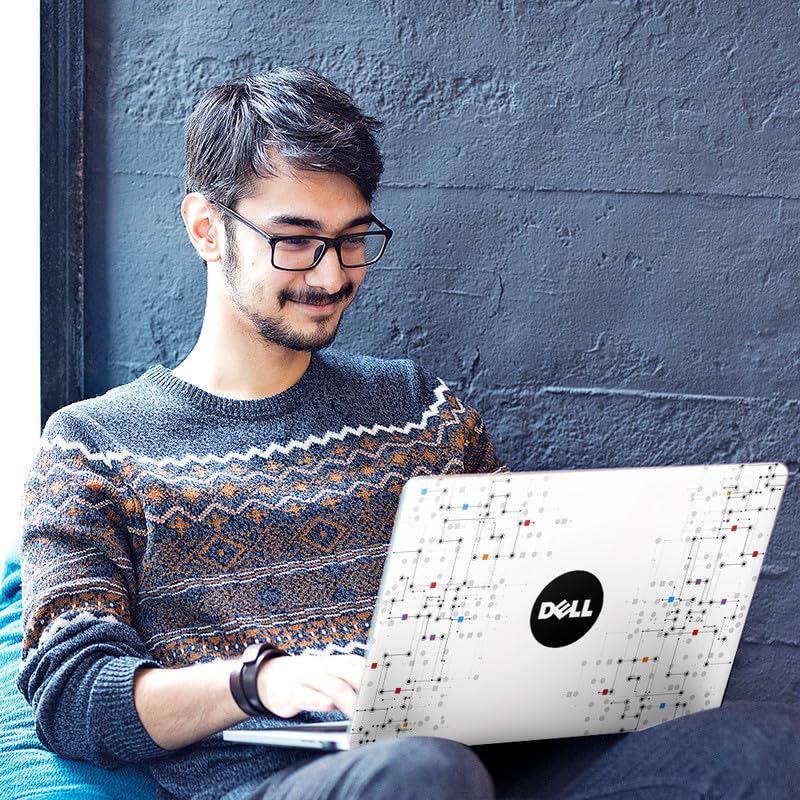Image of Galaxsia DSGN 297 Full Body Laptop Skin Bubble-Free| Laminated & Removable | HD Quality Sticker for Laptops Upto 15.6 Inches Compatible with DELL