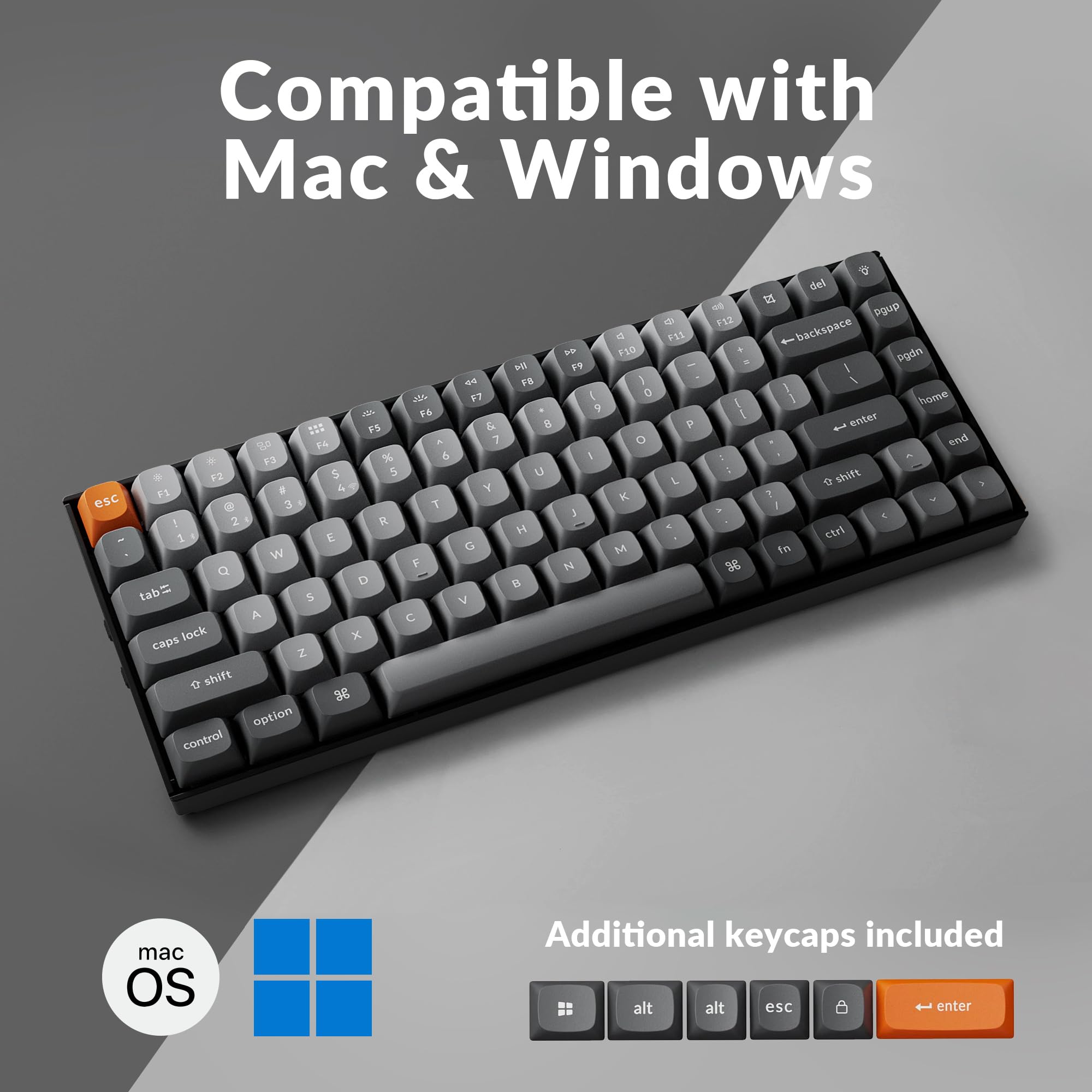 Amazon.com: Keychron K2 Max QMK/VIA 2.4 GHz & Bluetooth