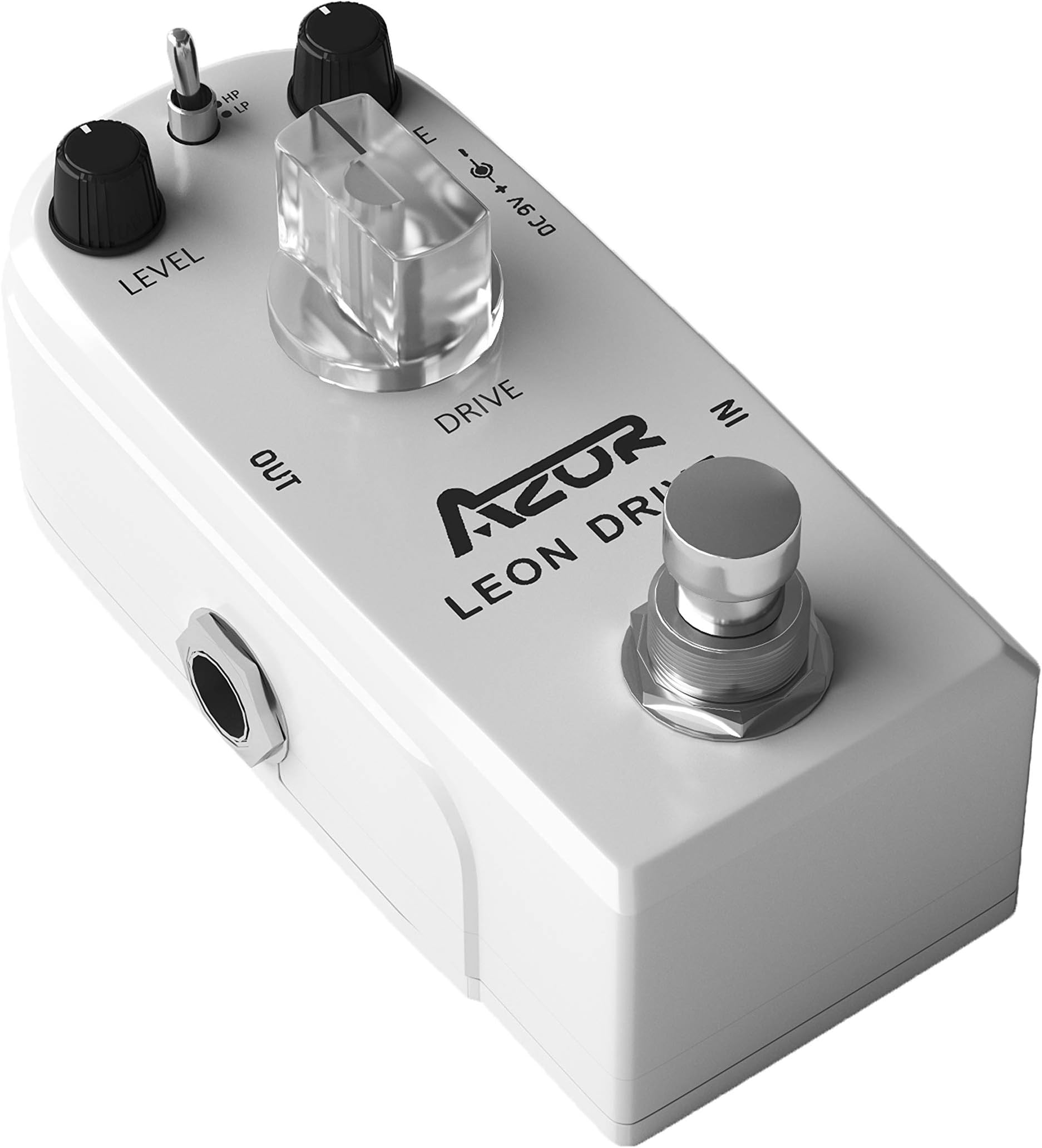 AZOR Overdrive Guitar Pedal - Vintage Leon Drive Effect with HP/LP Modes and True Bypass