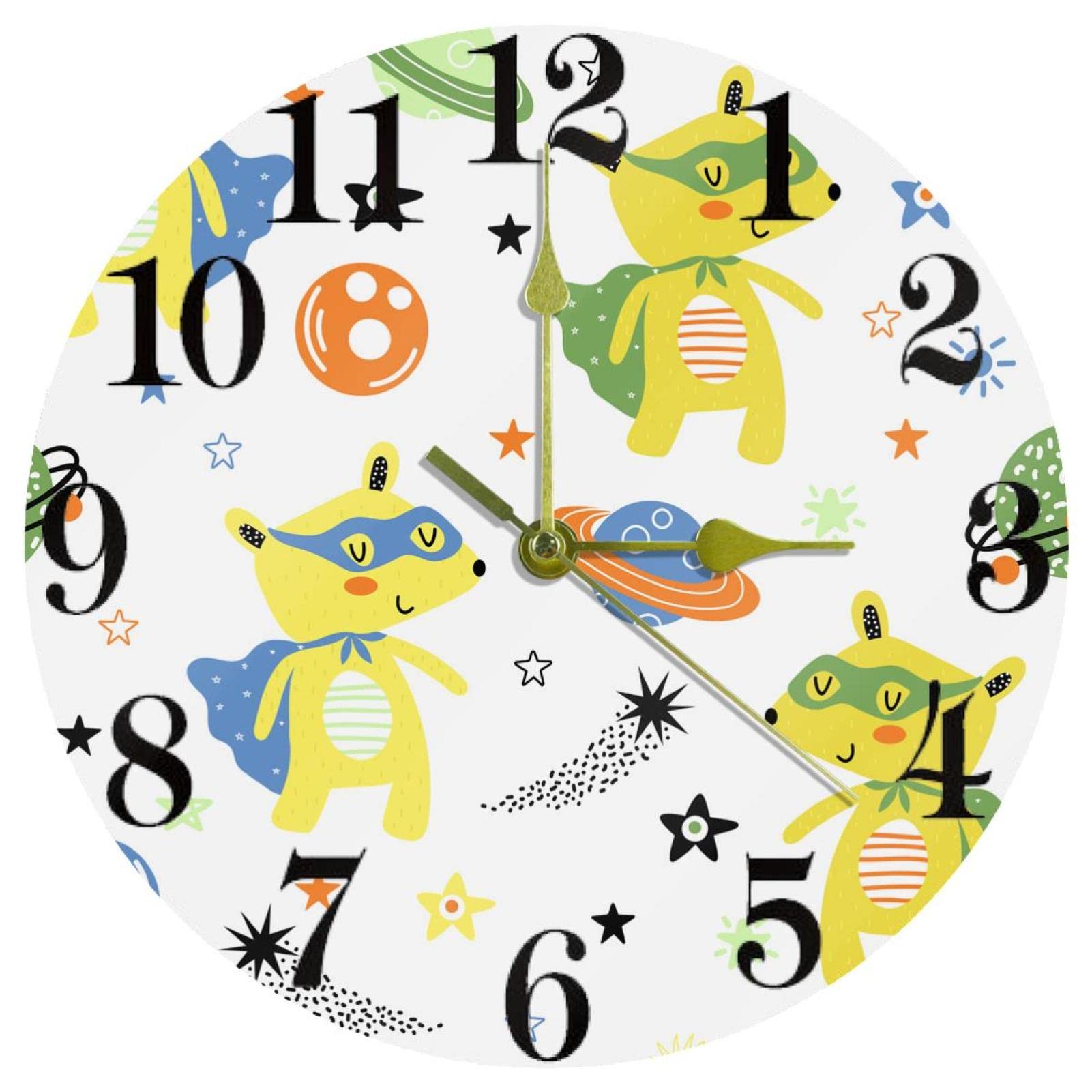 Horloge murale pour école et maison lisible et fonctionnelle