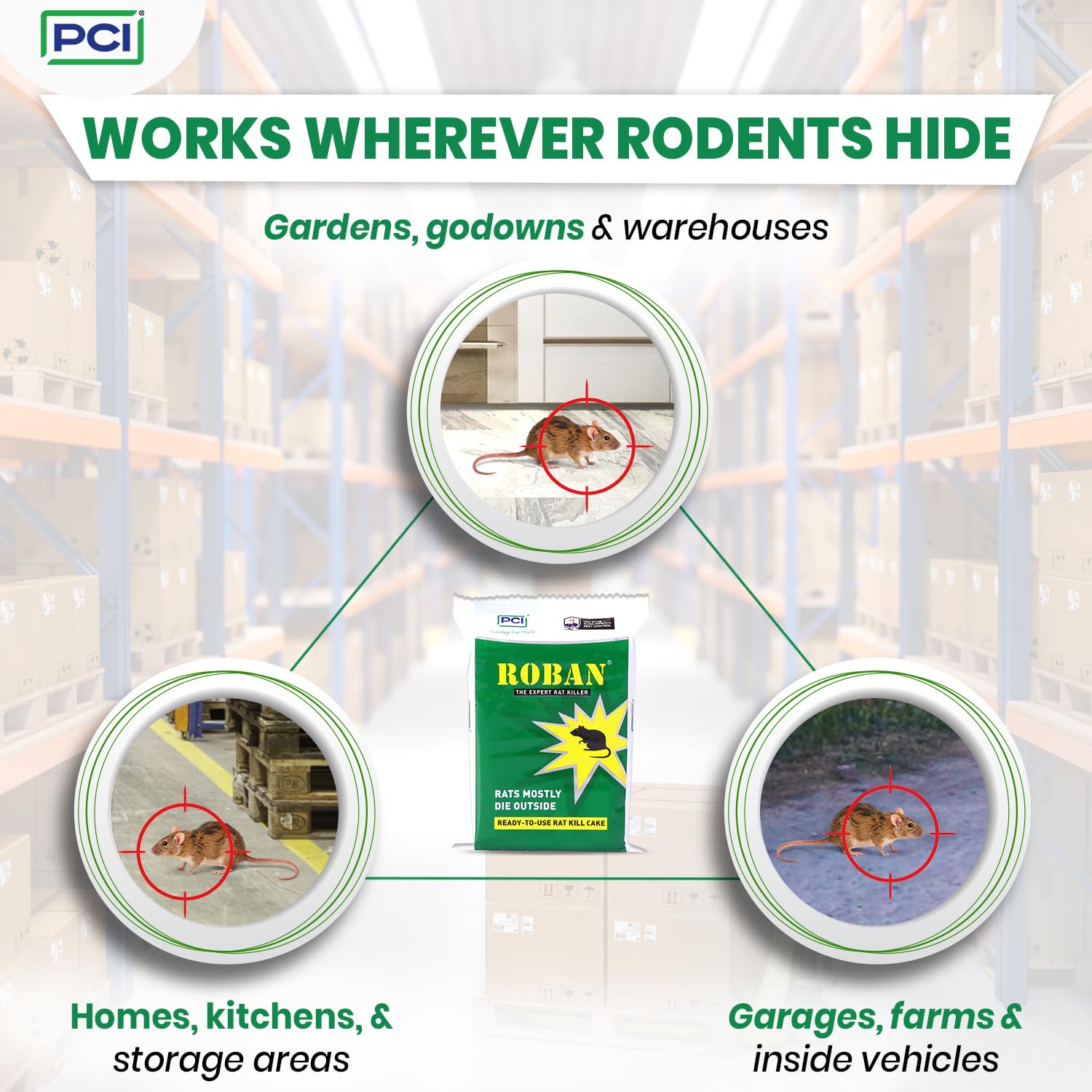 Roban Rat Cake - Kills Rats Outdoors -6