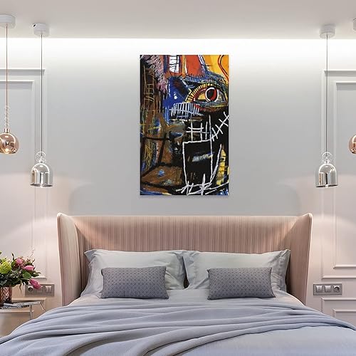 Miniatura 8 de RIUFIN Lienzo decorativo para pared, diseño de cabeza de arte de pared de 1981, graffiti callejero, cuadro temático para decoración de fiesta,