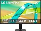 Foto di LG 27U411B Monitor 27" Full HD (1920x1080) IPS 144Hz, 1ms MBR, HDR10, FreeSync Premium, sRGB 99%, HDMI, Schermo Antiriflesso, Design Borderless, Nero