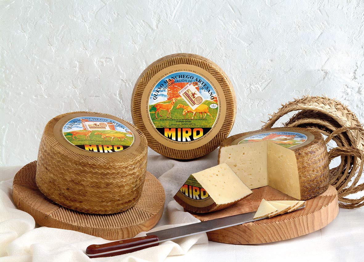 Queso Manchego Curado Añejo Miró 3 Kg