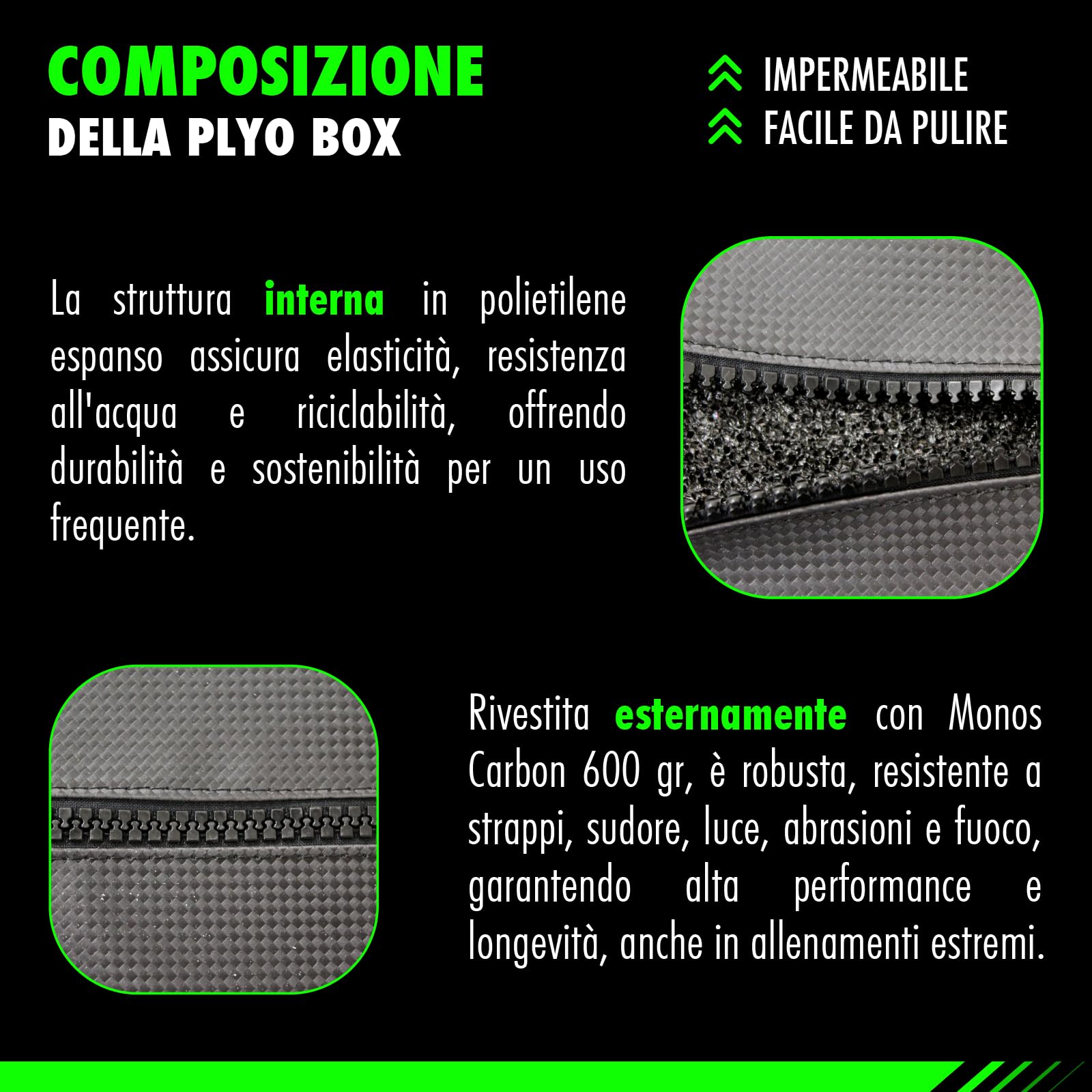 Desipak Plyo Box a 3 Altezze per Allenamento a Casa e Palestra, Jumping Box Pliometrico per Fitness, Box-Squat e Step-up, Capacità 120 kg