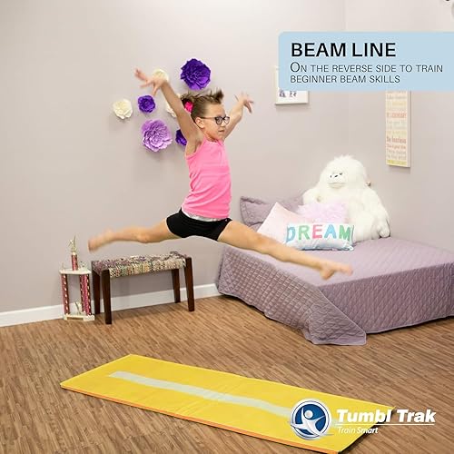 Miniatura 2 de Tumbl Trak Cartwheel - Tapete para vigas, 2 x 6 pies