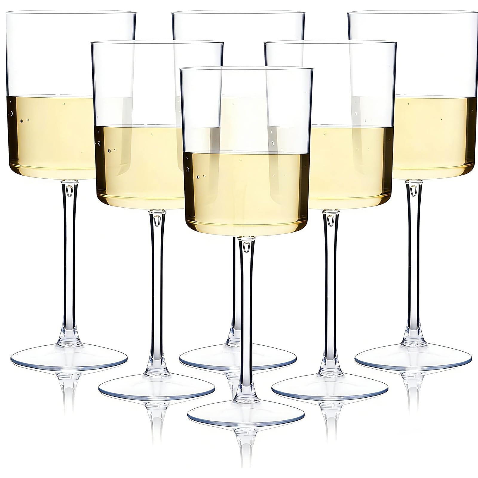 Ciaell 12 Pack Plastic Wine Glasses for Weddings Outdoor Gatherings