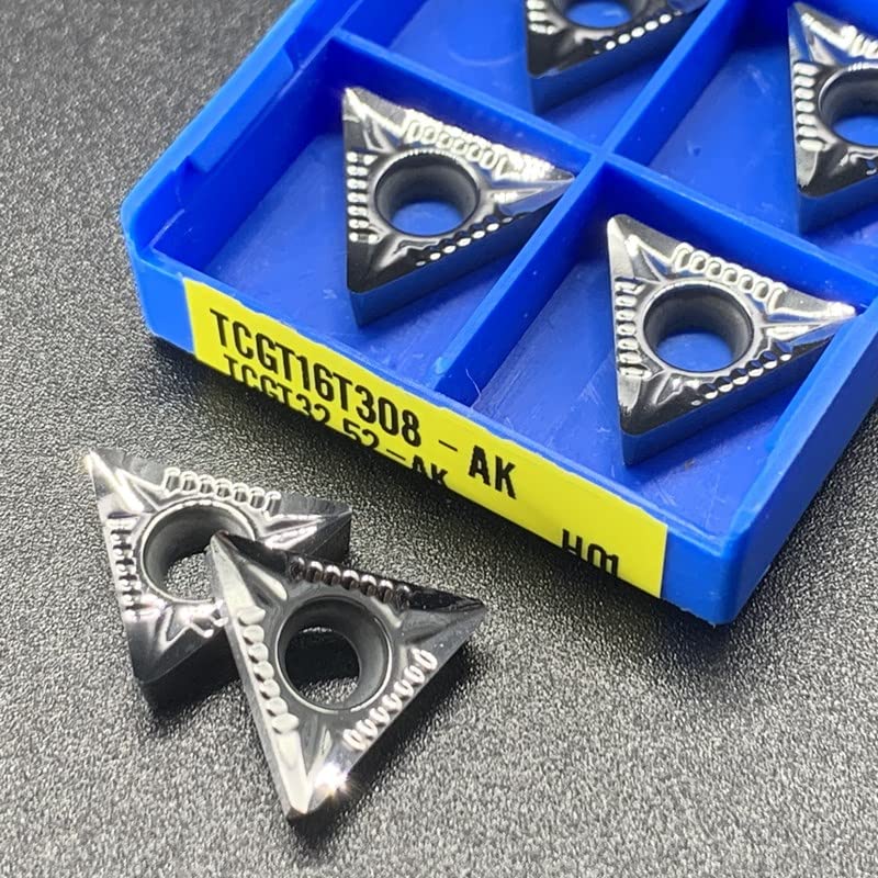10 unidades de herramientas de torneado TCGT para metal CNC miniatura 3