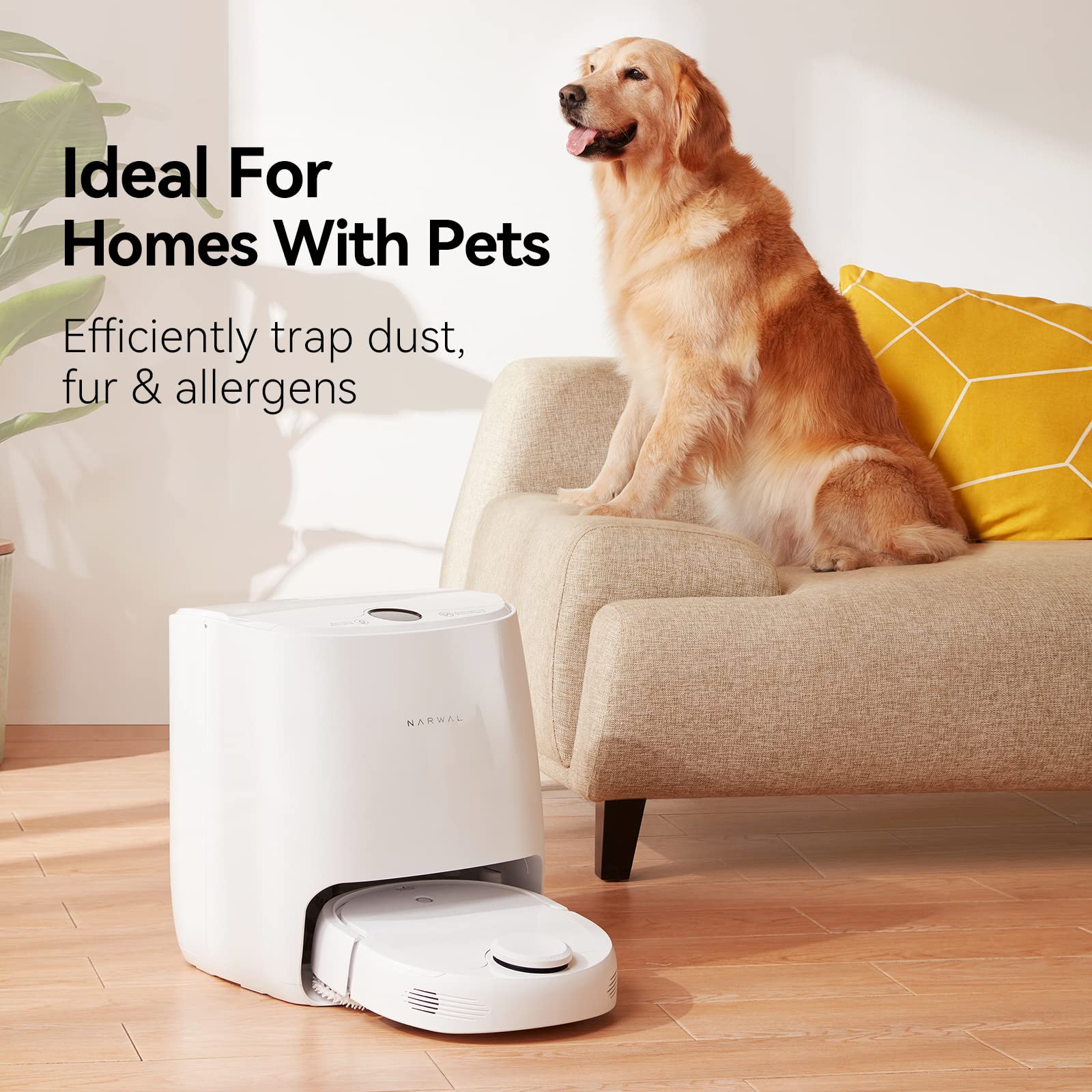 Narwal T10 Robot Vacuum and Mop Combo Hard Floor Cleaner Machine with