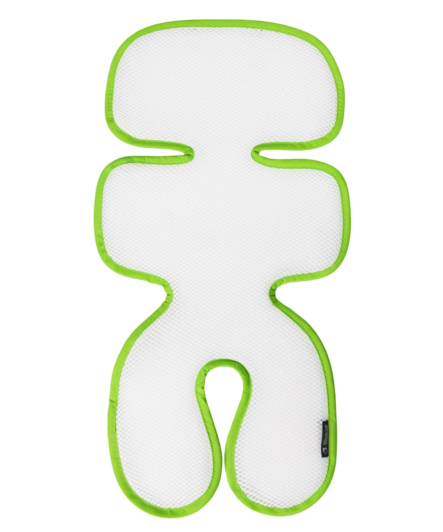 Manito Breath Original 3D Mesh Pad/Cushion/Liner for Stroller and Car Seat, Green, One Size