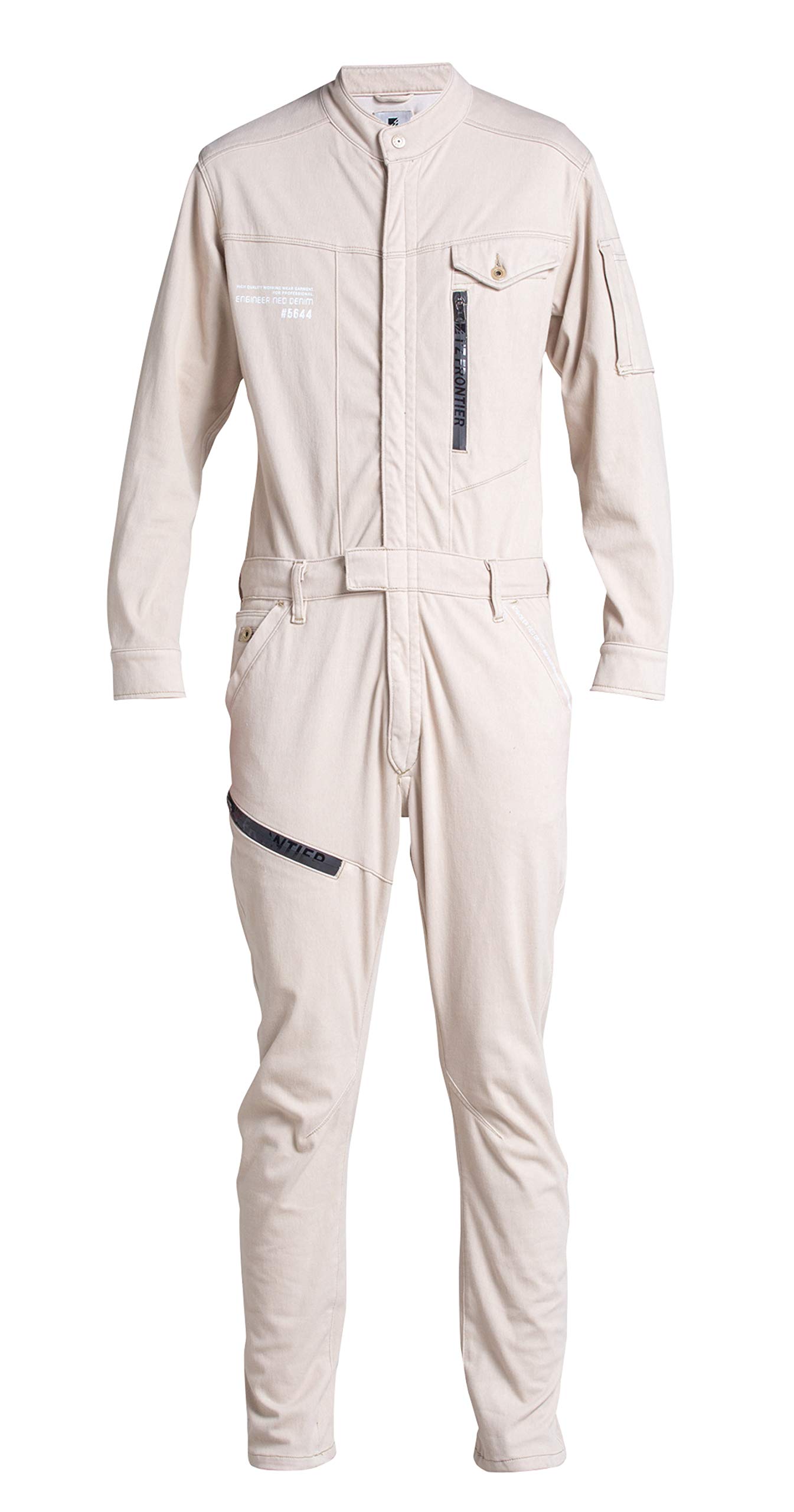 ベージュ オーバーオール WR RNA（アールエヌエー） サロペット オーバーオール O0666 セットアップ