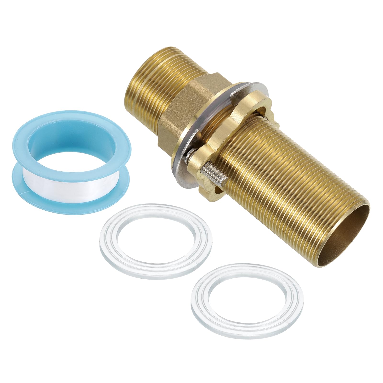Rallonge filetée pour robinet en laiton rehaussé kit étanche uxcell