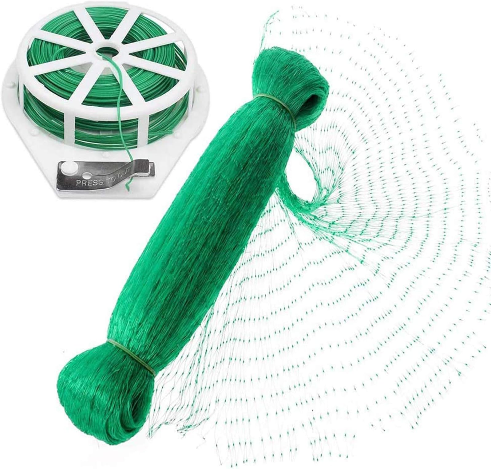 Bird Netting for Garden-Reusable Garden Netting-Protect Vegetable Plants and Fruit Trees-Plant netting for Birds, Deer, Squirrels, and Other Animals(13x 40Ft) with Twine