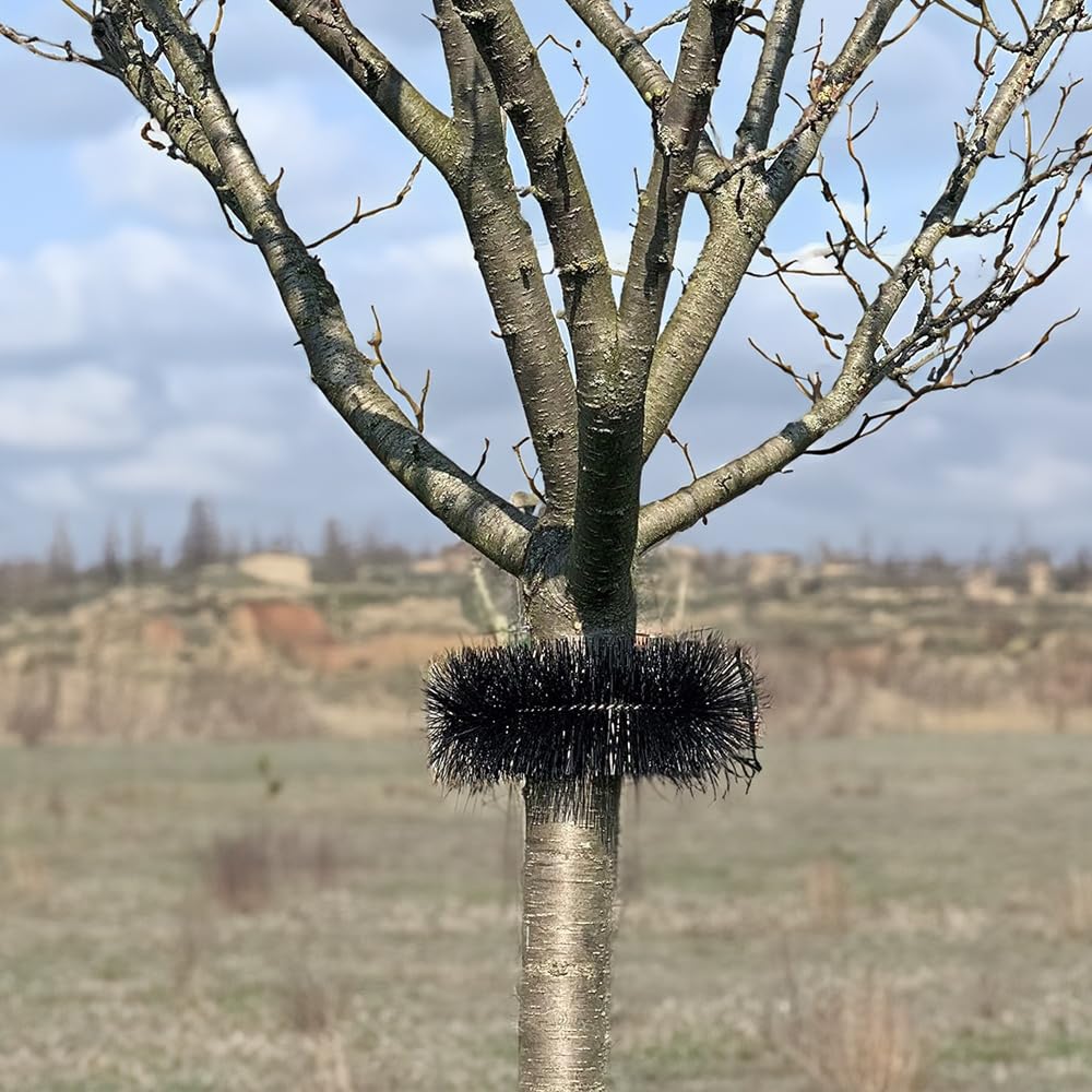5 x 120cm Schutzbürsten Ø 19cm Vogel Taube Marder Nager Solaranlage Photovoltaik Regenrinne