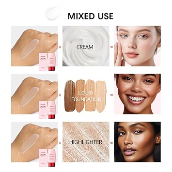 Blurring Face Primer,Hydrating Pore Primer Before Makeup,Skin-Smoothing Matte Makeup Base,Long-Lasting Foundation Primer,Lightweight,Non-Greasy,Minimizes Pores & Fine Lines