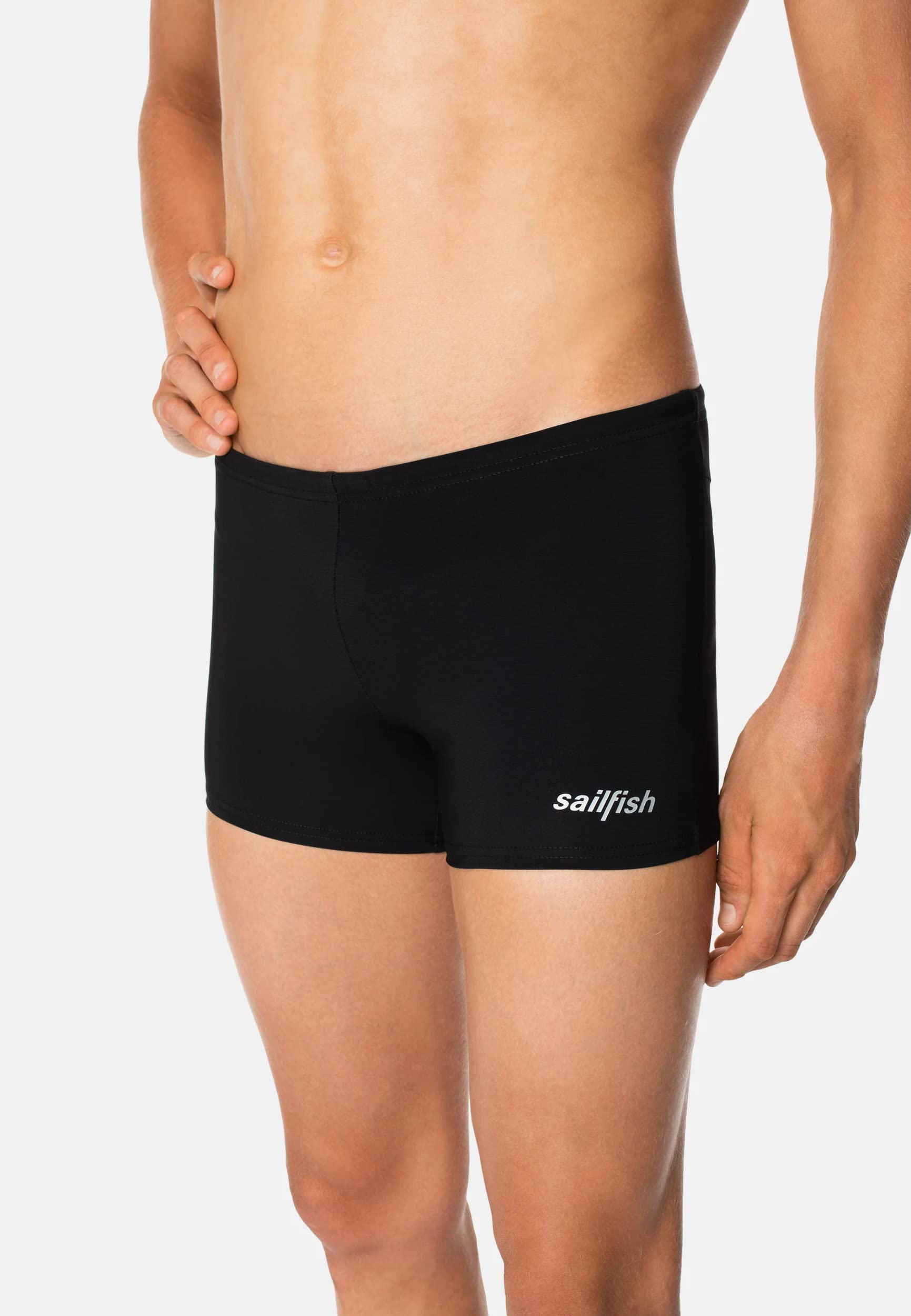 Sailfish® Power Short Herren Badehose | Sportliche Schwimmhose mit Muskelkompression & Bewegungsfreiheit | Performance Swimwear für Training & Triathlon | Enge Badehose