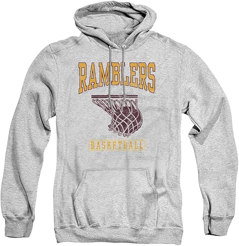 Miniatura 5 de Loyola University Chicago Sudadera con capucha unisex para adultos Negro,Athletic Heather,Blanco,https://www.amazon.com/dp/undefined