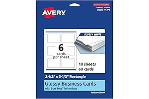 Avery Printable Business Cards for Customer Loyalty Programs
