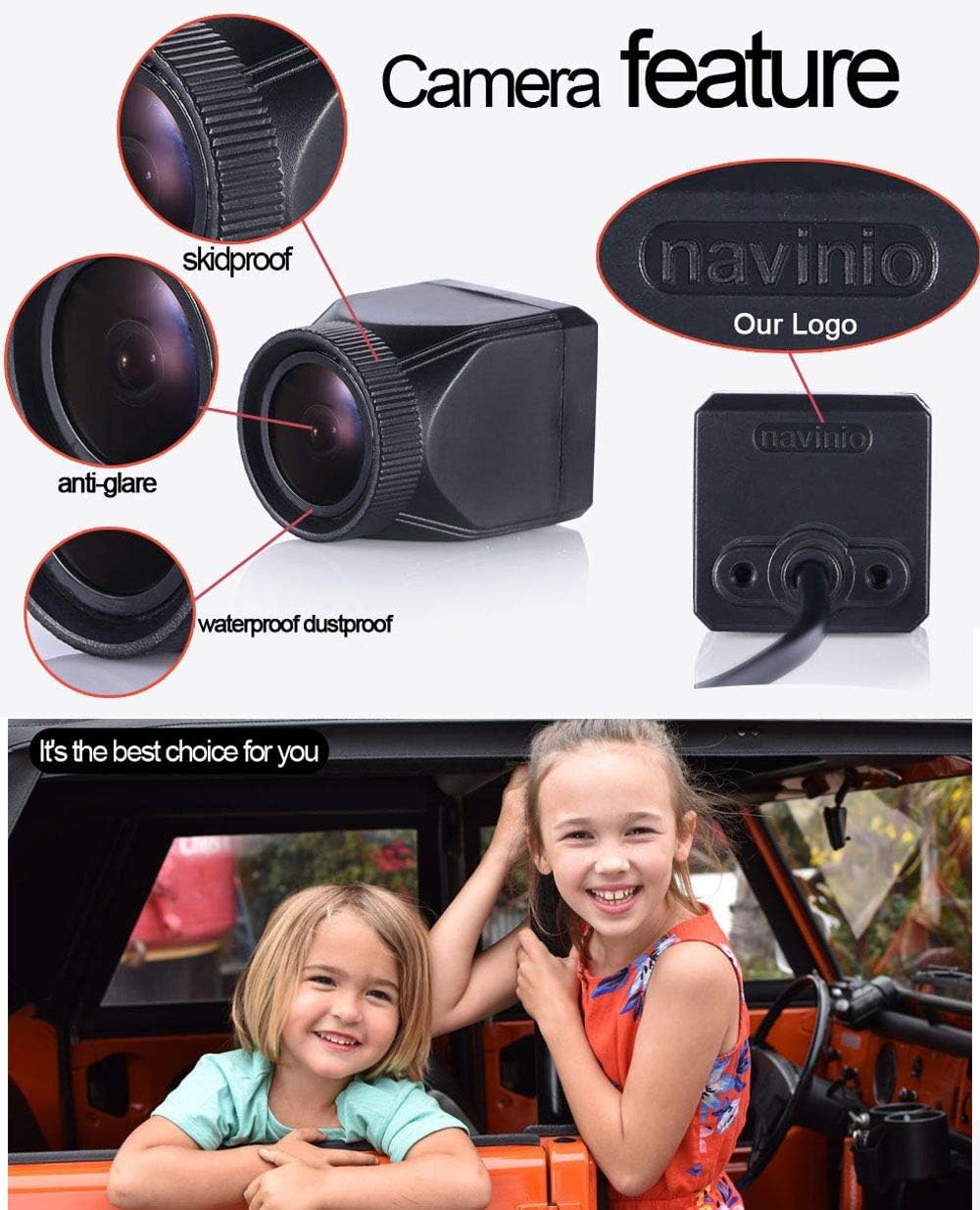 Authentic Crazy Deals HDMEU HD Color CCD Waterproof Vehicle Car Rear View Backup Camera, 170° Viewing Angle Reversing Camera, for Hyundai I30 Veloster i20 i10 Verna Genesis Coupe Kia Soul Ceed picanto NIRO K2 Rio