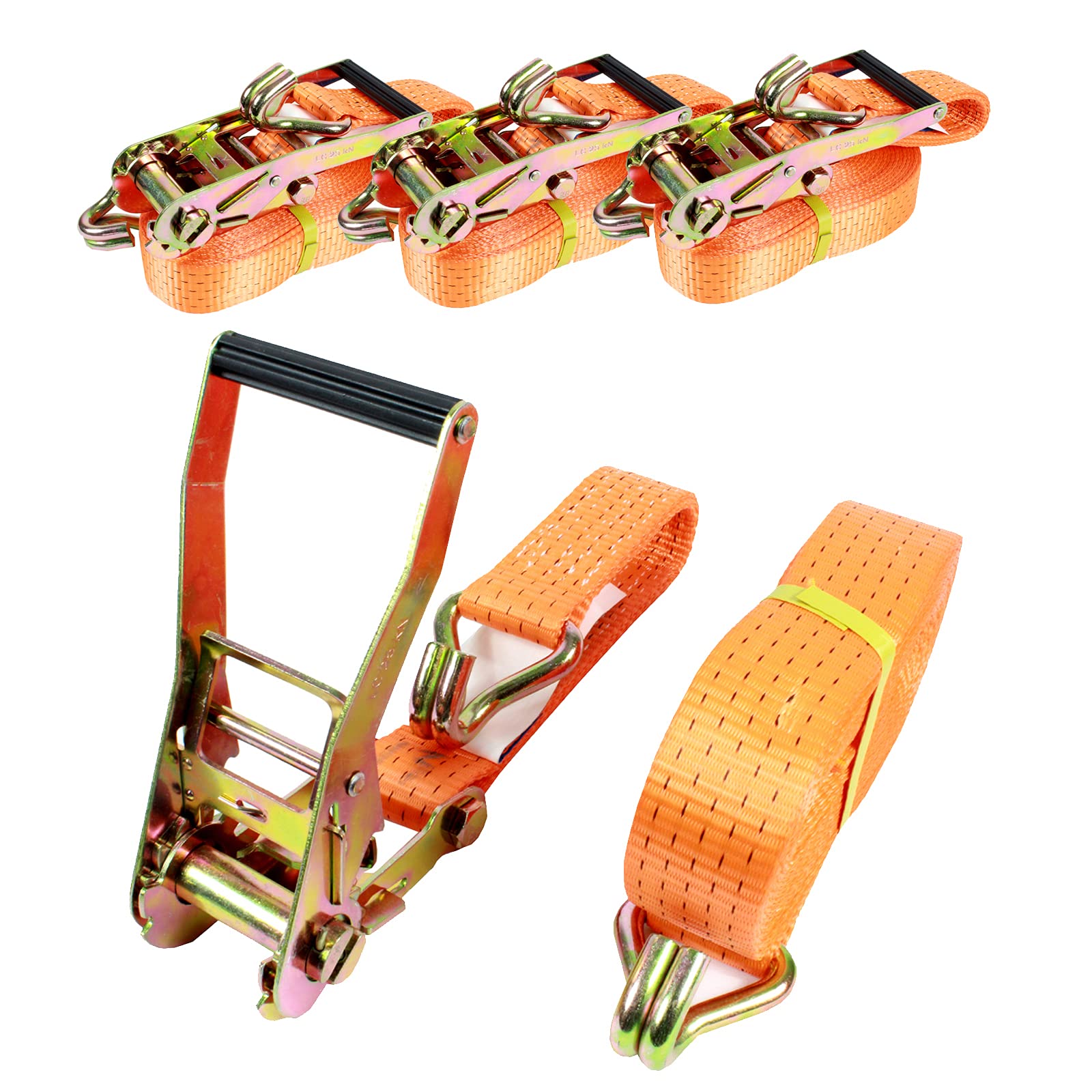 4X TRUTZHOLM Spanngurte mit Ratsche Zurrgurt 2-TLG. 10m 5t 5000kg TÜV/GS
