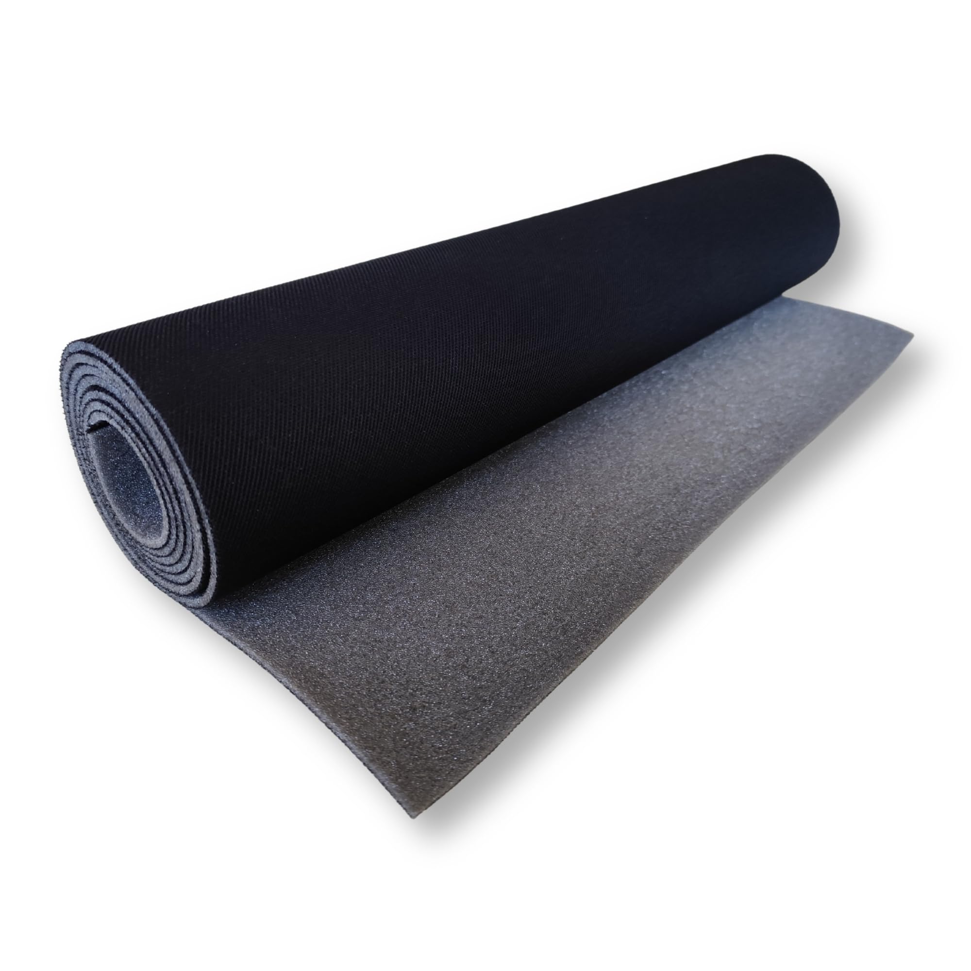 TAPHICEROS Dachhimmel Stoff, 200 x 180 cm, Schwarz, Meterware Textil Innenraumverkleidung Autostoff Reparatur Autohimmelstoff, Autohimmel, Bezugsstoff Polster, Auto Caravan Boot Wohnmobil DIY